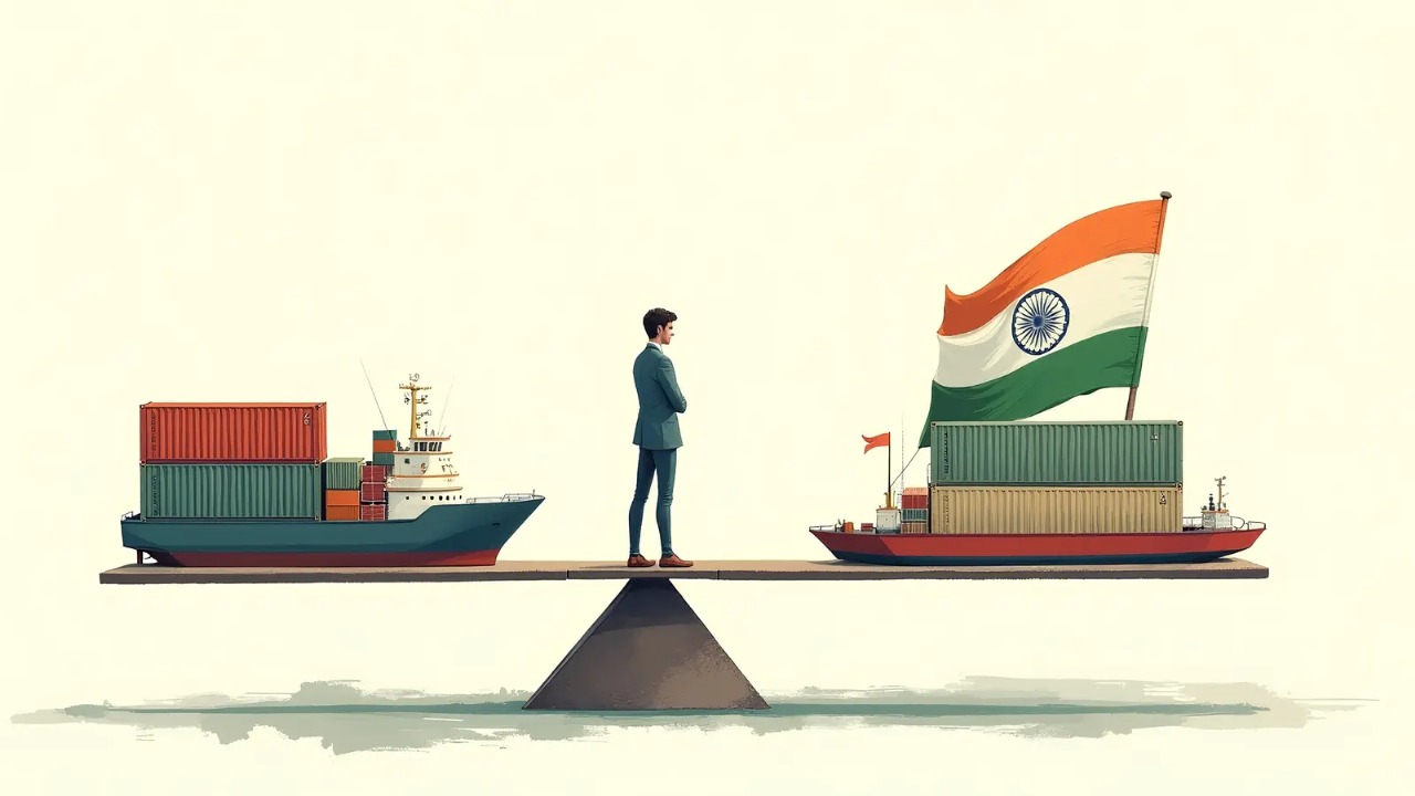 India’s Trade Balance Improves In June As Services Surplus Offsets Merchandise Deficit